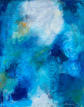 Load image into Gallery viewer, Little Blue 24x30 Acrylic on Canvas
