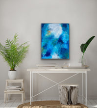 Load image into Gallery viewer, Little Blue 24x30 Acrylic on Canvas
